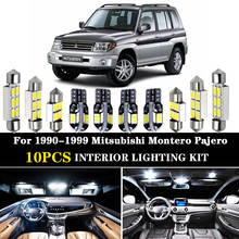 10pcs Canbus White Car LED Bulbs Interior Lights Package Kit For 1990-1999 Mitsubishi Montero V31 V32 V33 Pajero 2024 - buy cheap