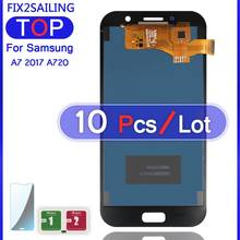 10Pcs A720 For Samsung Galaxy A7 2017 A720M A720Y SM-A720F A720FD A720 Super TFT LCD Display 100% Tested Touch Screen Assembly 2024 - buy cheap