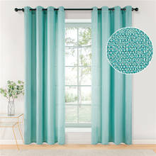 Mint Green Modern Sheer Window Curtains for Living Room Bedroom Kitchen Solid Color Tulle Curtains Elegant Home Decoration 2024 - buy cheap