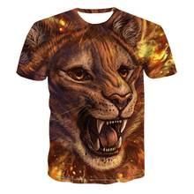 Camiseta masculina 3d harajuku lobo legal camiseta verão cinza e branco moda manga curta topos unisex em torno do pescoço t camisa 2024 - compre barato