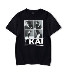 KAI Kpop Super T-shirts Summer Fashion Cool Hip Hop Men Women T Shirts O-neck Male Female Tee Shirt Short Sleeve T-shirt Top 4XL 2024 - buy cheap