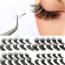 Hot 5 Pair 3D Natural Thick False Fake Eyelashes Eye Lashes Makeup Extension Natural Faux Mink Lashes Eyelashes Maquillaje 2024 - buy cheap