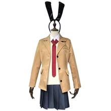 2020 Seishun Buta Yarou Series Cosplay costumes Sakurajima Mai uniform 2024 - buy cheap