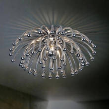 Modern Creative Ceiling Lamps,Silver Plated Acrylic Coral Lights For Living Room/Bedroom/Kitchen Room For Decoration 2024 - buy cheap