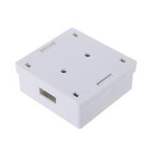 2022 New RJ45 Junction Box CAT6 Network Connector 2 Port Desktop Extension Cable Box 2024 - buy cheap