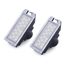 68228930AA 68228931AA 68146206AA 2Pcs LED License Plate Light fit for Fiat 500 Dodge Viper Jeep Grand Cherokee Compass Patriot 2024 - buy cheap