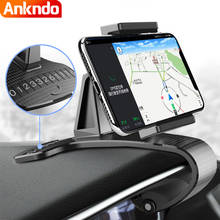 Ankndo-suporte de celular para painel do carro, suporte hud com navegação gps, para iphone x, xr, 11, 12, montagem no painel 2024 - compre barato