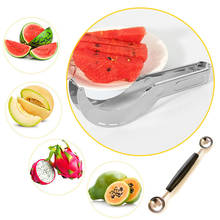 Нож для резки арбуза из нержавеющей стали нож для фруктов резак для арбуза Кухонные гаджеты аксессуары кухонный инструмент 2022 - купить недорого