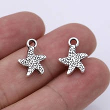 20pcs Antique Silver Plated Vintage Starfish Charms for Jewelry Making Bracelet Necklace DIY Handmade Pendants 16x12mm 2024 - buy cheap