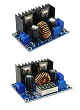 Módulo de cartão step-down xl4016 pwm ajustável, 4-36v a 1.25-36v, até 8a, 200w, com tubo digital 2024 - compre barato