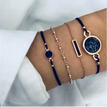 Boho Charm Bracelets & Bangles Set For Women Vintage Beaded Rope Bracelet Femme Fashion Multilayer Jewelry Accessories Bijoux 2024 - buy cheap