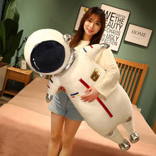 Huggable 1pc 75/105cm Creative Long Space Astronaut Stuffed Doll Toys Unique Ship Plush Toy Throw Pillow Kids Boy Birthday Gift 2024 - buy cheap