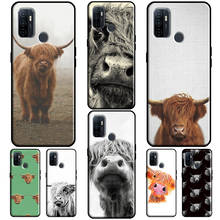 Highland коров для OPPO A52 A72 A83 A91 A5 A9 A53 A31 2020 F5 F7 Рино 4 Pro 2Z A5S A1K A15 чехол для телефона 2024 - купить недорого