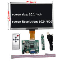 10.1 Inch Orange Pi PC Banana Pi M3/Pro LCD Display Screen LCD Monitor Kit HDMI-Compatible VGA Input Driver Board 2024 - buy cheap