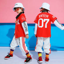 Children's Street Dance Costumes Girls' Costumes Hiphop Dress Hiphop Jazz Performance Dress Kids Girls Top Dance Costumes 2024 - buy cheap