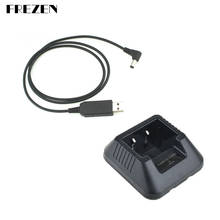 USB Battery Charger and base For Baofeng UV-5R Two Way Radio Walkie Talkie UV-5RA UV-5RE Series 2024 - buy cheap