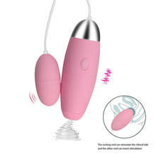 New Double Egg Mini Bullet Vibrator Clitoris Vagina Stimulator Massager Nipple Sucking Vibrator Eggs Anal Sex Toys Sex Products 2024 - buy cheap