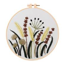 Embroidery kits for beginners - Flower Patterns - Contains all Embroidery Materials and Tools - DIY Embroidery Kits 2024 - buy cheap
