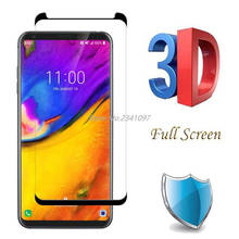 3D изогнутое закаленное стекло для LG V30 V40 V50 Thinq полное покрытие Защита экрана для LG V30 PLUS защитная пленка H930 H930DS 2024 - купить недорого