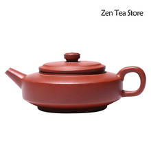 200ML Yixing Purple Sand Beauty Health Teapot Zisha Teaset Manual Pot Original Ore Red Cinnaba Kung Fu Tea Set Gift Tea Ceremony 2024 - buy cheap