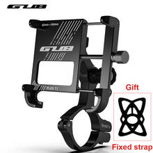 GUB Plus 11 Aluminum Phone Holder Bicycle Universal Phone Stand MTB Road Bike Adjustable Angle Handlebar Clip Support For 4-7.5" 2024 - buy cheap