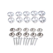 10Pcs Diamond Crystal Upholstery Nails Buckle Button Tack Stud Pins Sofa Bag Wall Furniture Sewing Decoration 16/18/22/25/30mm 2024 - buy cheap