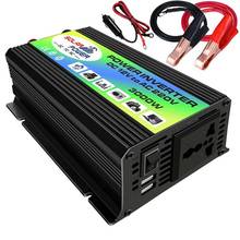 Car Inverter Converter 3000W DC12V to 110/220V Power Adapter Dual USB Voltage Transformer Home Appliances Car Modified Sine Wave 2024 - buy cheap