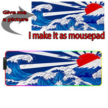 Personalizado diy rgb mouse pad gaming mouse pad computador grande mousepad backlit xxl almofadas de mouse led gamer mause tapete 900x400 2024 - compre barato