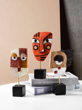 Figura abstracta europea, adornos de arte, decoración Kawaii de resina, dormitorio, personas, figuritas en miniatura, accesorios de escritorio para el hogar 2024 - compra barato