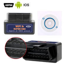 Elm327 v1.5 obdii leitor de código obd 2 ferramenta de diagnóstico do carro bluetooth-compatível para ios/android wifi elm 327 obd2 scanner 2024 - compre barato