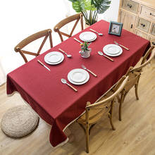 Toalha de mesa impermeável sólida para decoração de casamento xadrez borla piquenique toalha de mesa colocar a toalha de mesa na mesa para decoração de casa 2024 - compre barato