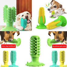Juguete masticable de goma para perro, cepillo de dientes, palo Molar para limpieza de dientes de Mascota, palo de cepillado de dientes para perros, suministros para cachorros 2024 - compra barato