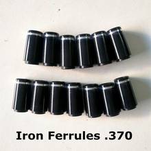 10/20/50/100pcs Size .370 Custom Golf Ferrules Black Color With One Silver Trim Ring For Taper Tip Iron Wedge 2024 - buy cheap