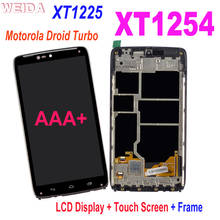 Pantalla LCD de 5,2 pulgadas AAA + para Motorola Droid Turbo XT1254 XT1225, montaje de digitalizador con pantalla táctil con marco para MOTO XT1254 2024 - compra barato