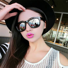 Vintage Oversized Square Sunglasses Women Brand Designer Luxury Retro Black Frame Sun Glasses Female UV400 Shades 2024 - buy cheap