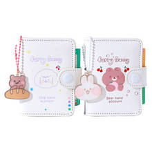 Cute Cartoon Animal Notebook PU Cover Mini Loose-leaf Diary Agenda Notepad Kawaii School Stationery DIY Hand Ledger Gift 2024 - buy cheap