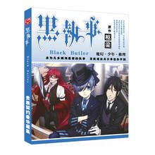 Kuroshitsuji livro de arte de mordomo preto, anime colorido edição limitada colecionador edição limitada, álbum de fotos pinturas 2024 - compre barato
