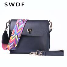 SWDF Pure Color Designer Shoulder Bags Women Bag Over The Shoulder Purses And Handbags Messenger Bag Female Beach Lady Clutches 2024 - buy cheap