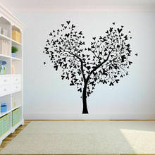 Heart Shape The tree of life Wall Sticker For Home Room Decor Children's Bedroom Mural Vinyl Art Removable Nursery decal ds032 2024 - buy cheap