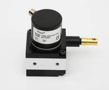 Sensor de deslocamento de corda, caixa de metal voltagem de corrente série wfs intervalo 0-500mm preto 2024 - compre barato