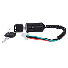 Key Set Ignition Switch 4 Pin 4 Wire Female Atv 2024 - buy cheap