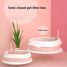 Pet Toilet Bedpan Anti Splash Cats Litter Box Cat Dog Tray with Scoop Kitten Dog Clean Toilette Home Cat Litter Box Supplies 2024 - buy cheap