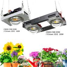 CREE CXB3590 COB светодиодный светильник для выращивания растений полный спектр 100 Вт 150 Вт 200 Вт Citizen 1212 3500 К лампа для выращивания растений для теплиц гидропонная установка 2024 - купить недорого