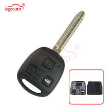 Kigoauto Denso( not Valeo) Remote key 3 buttonTOY43 blade  for Toyota Land Cruiser FJ Cruiser 1988-2011+434mhz+4C 2024 - buy cheap