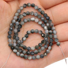 High Quality Natural Gem Stone Beaded Eagle Eye Faceted Small Loose Beads for Jewelry Making DIY Bracelet Necklace Accessories 2024 - buy cheap