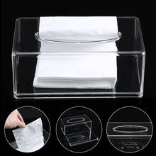 223*122*90mm Acrylic Tissue Box Clear Tissue Dispenser For Home Holder Supplies Ornaments 2024 - buy cheap