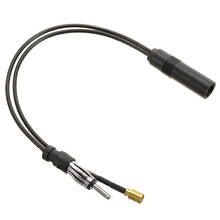 Cable SMB para coche, convertidor de antena DIN para vehículo aéreo, divisor de plomo FM/AM, enchufe activo, accesorio adaptador de antena aérea de Radio para coche 2024 - compra barato