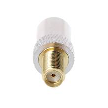 SMA Female Jack To TV IEC Male Plug Coaxial Adapter RF Connector Nickel Plated 2024 - buy cheap