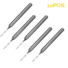 10 pçs/lote 3.175*1.0*4mm duas flautas de tungstênio end mill bits, avançado aglomerado carboneto millinging cortador 2024 - compre barato