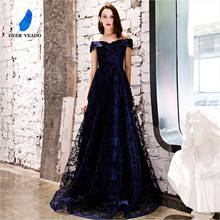 DEERVEADO YS454P Long Prom Dresses 2020 New Collection Tulle Lace Up Back Formal Dress Woman Evening Party Dresses Prom Gown 2024 - buy cheap